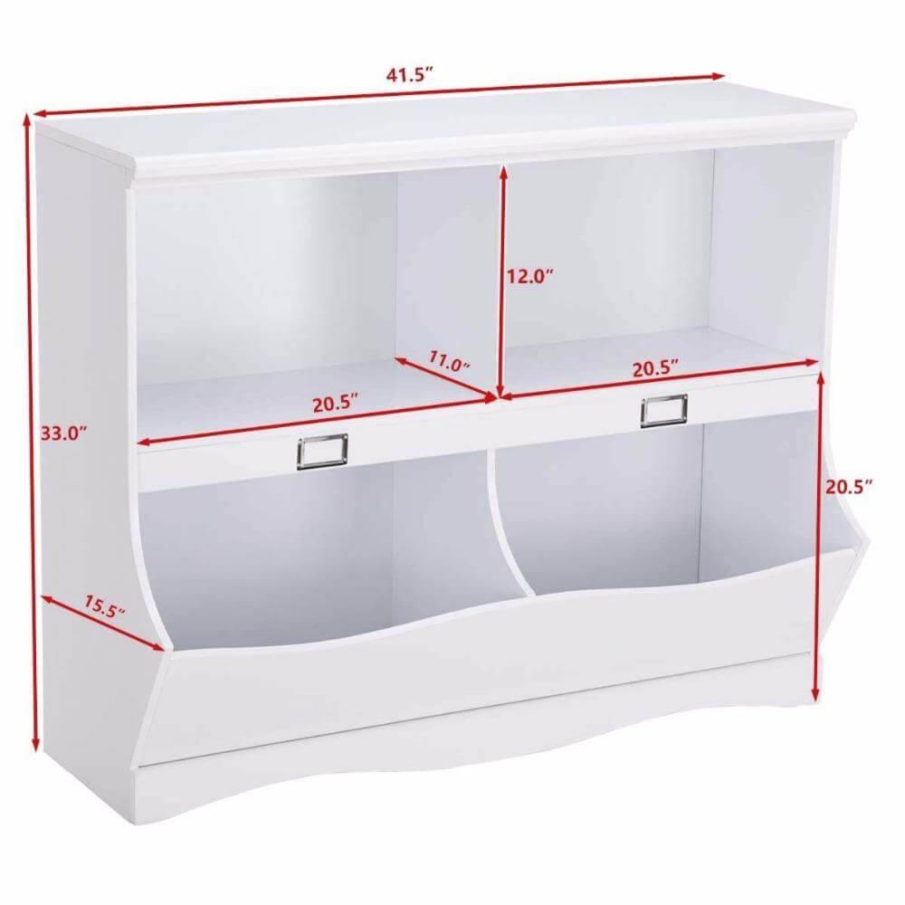 Modern Children Storage Bookshelf Bookcase Toy Organizer - MaviGadget