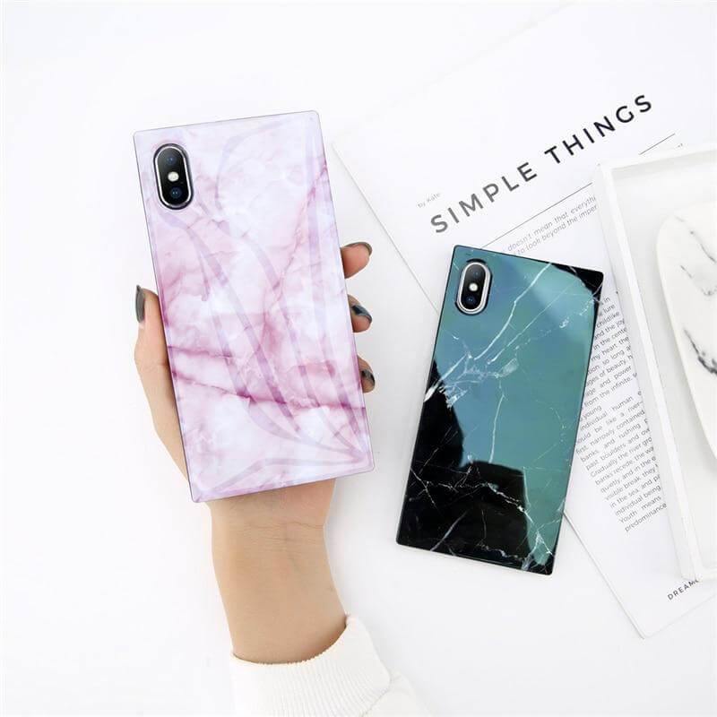 Shiny Marble Texture Granite Iphone Cases - MaviGadget