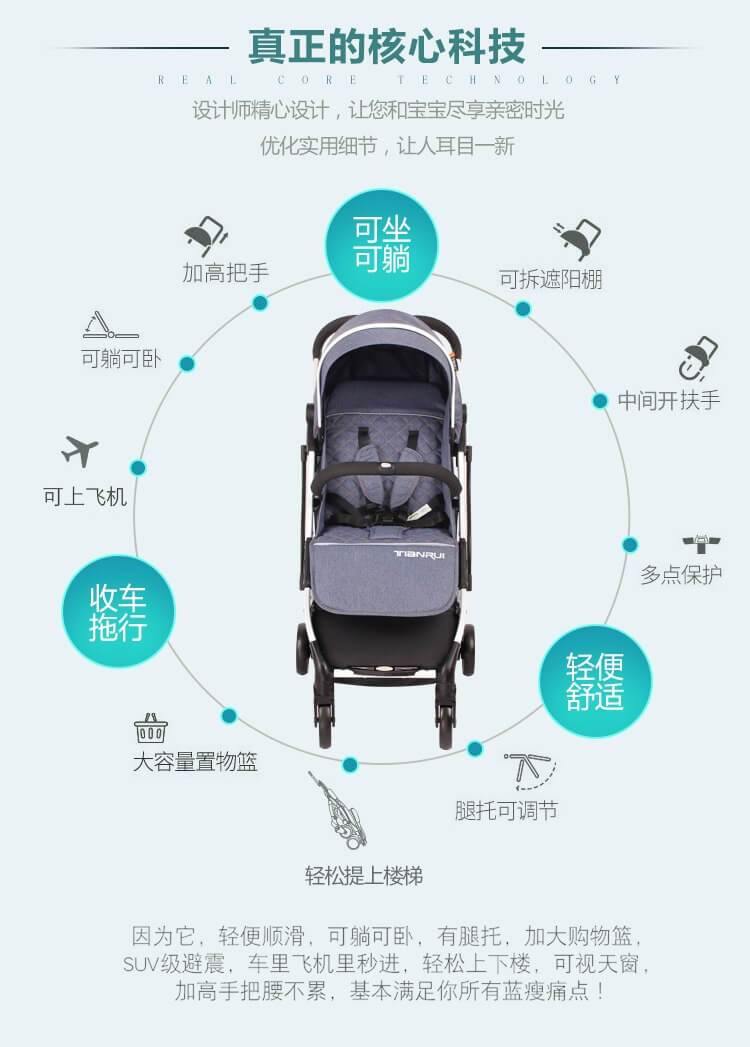 Simple Airport Friendly New Baby Stroller - MaviGadget