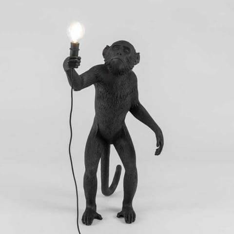 Modern Black Pendant Monkey Lamp - MaviGadget