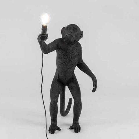 Modern Black Pendant Monkey Lamp - MaviGadget