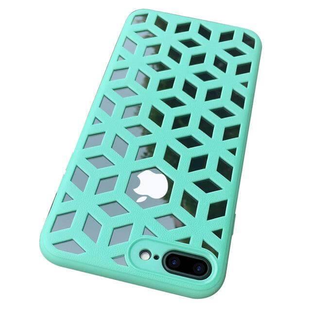 Soft Leather Hollow Shell For iPhone Models - MaviGadget
