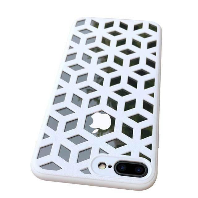 Soft Leather Hollow Shell For iPhone Models - MaviGadget