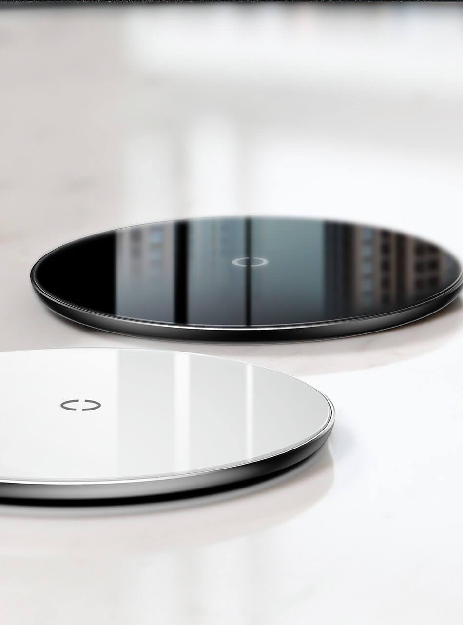 Stylish Transparent Wireless Charging Pad for Wireless Charging Supported Phones - MaviGadget