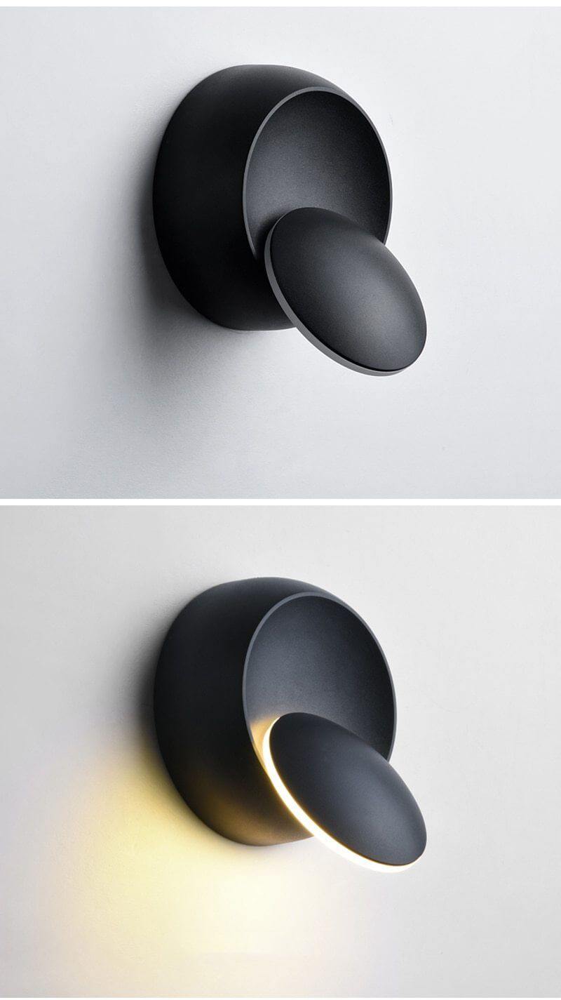 360 Creative Degree Adjustable Bedside Wall Lamp - MaviGadget