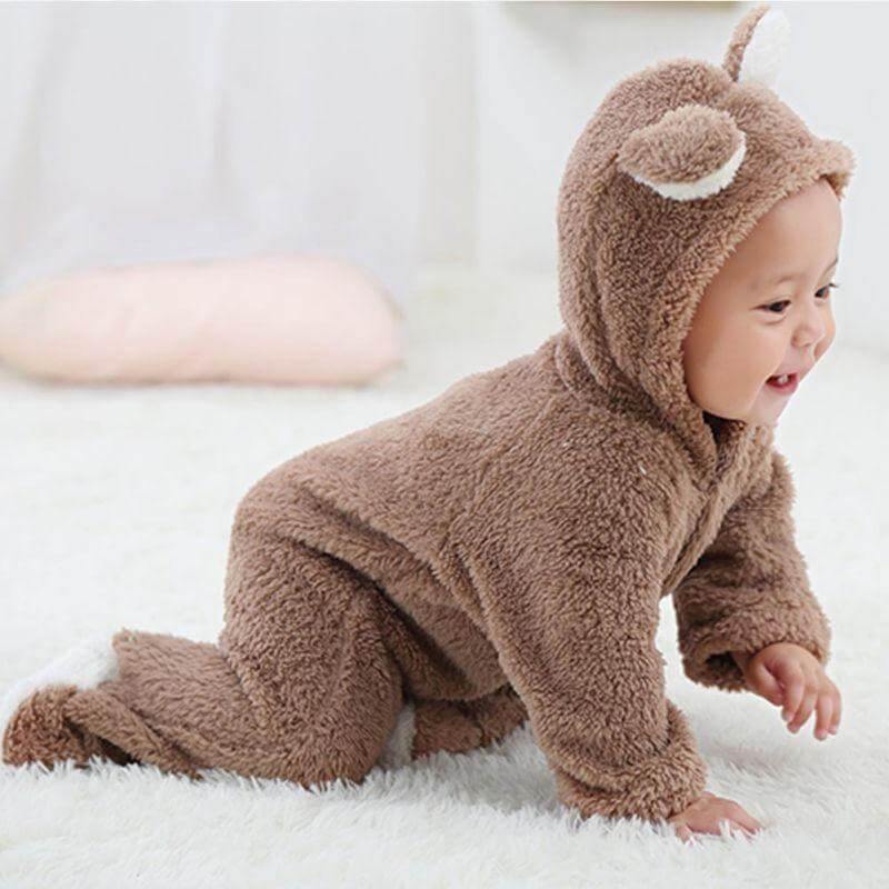 3D Warm Bear Jumpsuit for Baby - MaviGadget