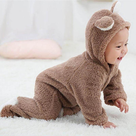 3D Warm Bear Jumpsuit for Baby - MaviGadget