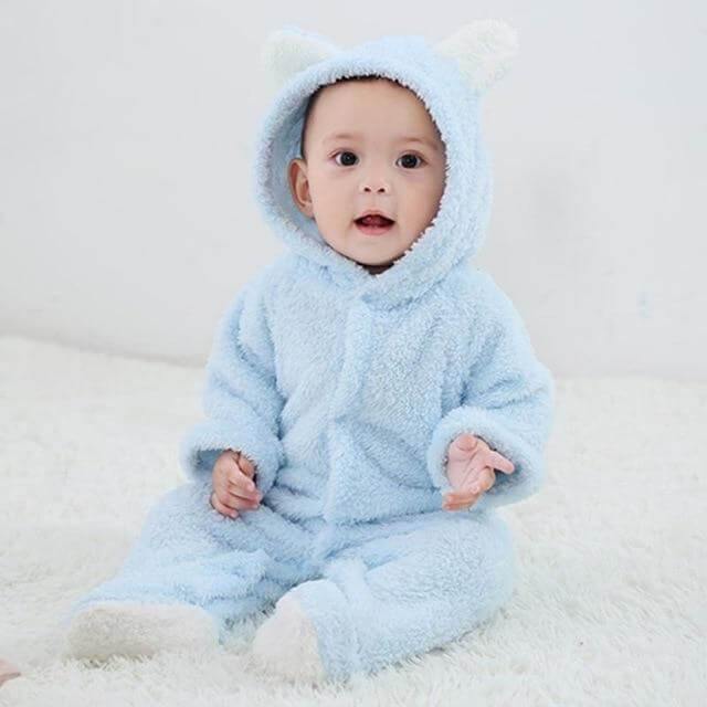3D Warm Bear Jumpsuit for Baby - MaviGadget