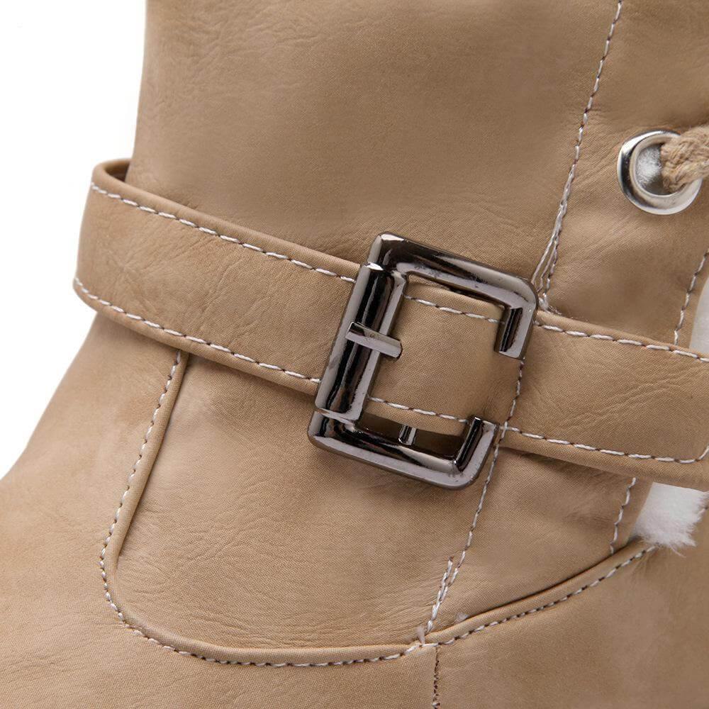 Thick Stylish Colorful Snow Boots for Women - MaviGadget