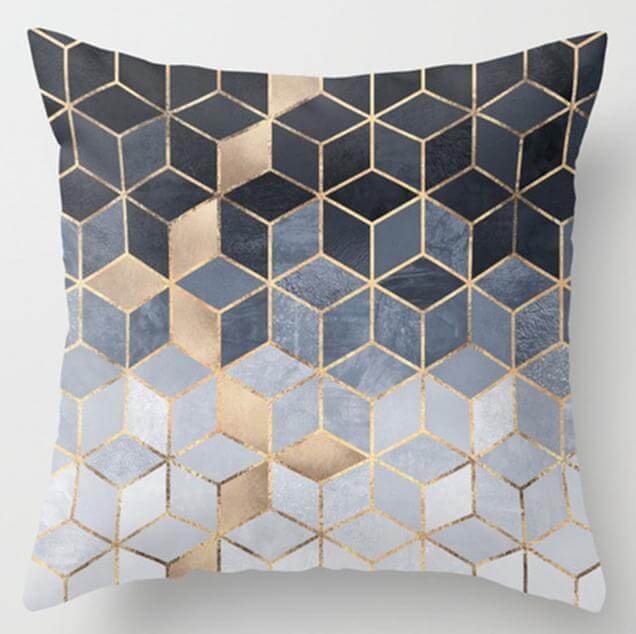 Irregular Triangle Pattern Pillow Cases - MaviGadget