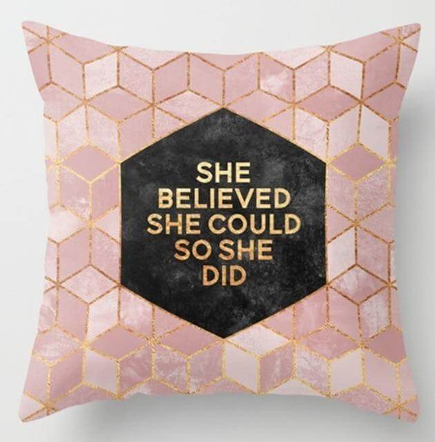 Irregular Triangle Pattern Pillow Cases - MaviGadget