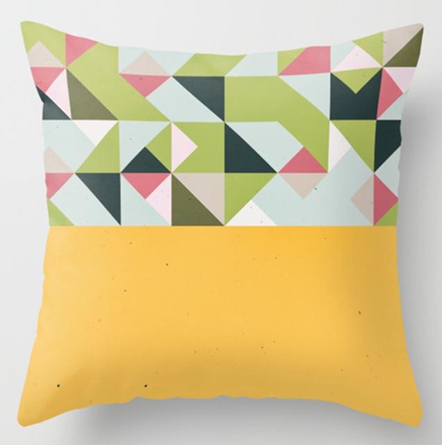 Irregular Triangle Pattern Pillow Cases - MaviGadget
