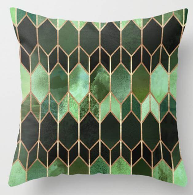 Irregular Triangle Pattern Pillow Cases - MaviGadget