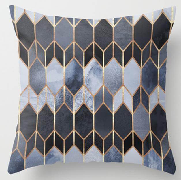 Irregular Triangle Pattern Pillow Cases - MaviGadget