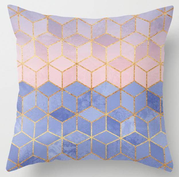 Irregular Triangle Pattern Pillow Cases - MaviGadget