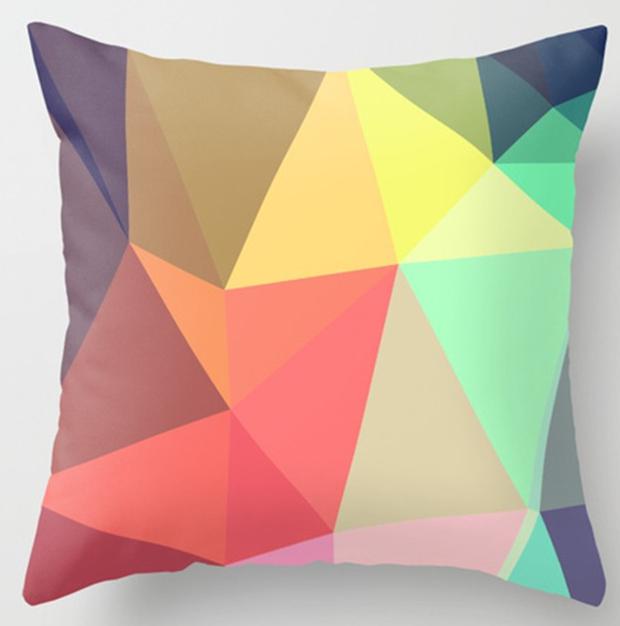 Irregular Triangle Pattern Pillow Cases - MaviGadget
