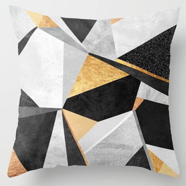 Irregular Triangle Pattern Pillow Cases - MaviGadget