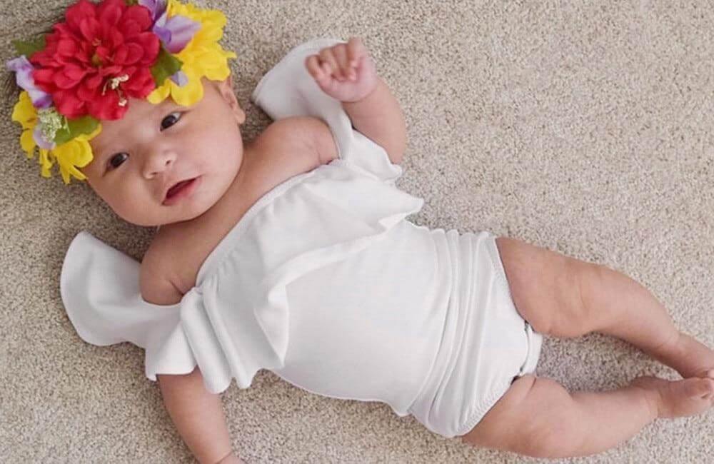 Sweet Princess Ruffles Sleeve Jumpsuit For Baby - MaviGadget