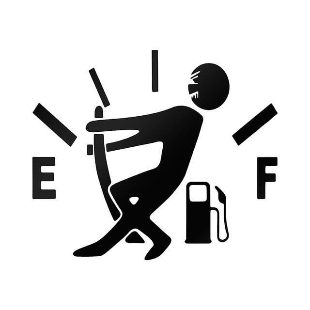 Funny Fuel Man Car Sticker - MaviGadget