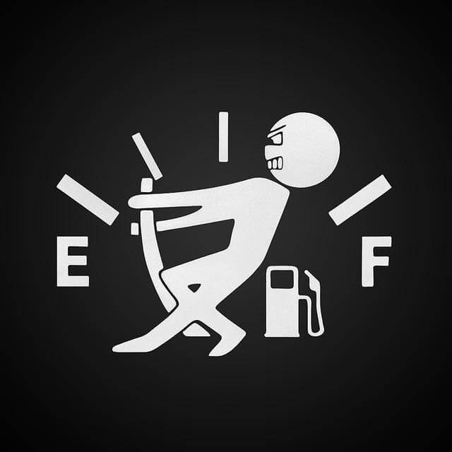 Funny Fuel Man Car Sticker - MaviGadget