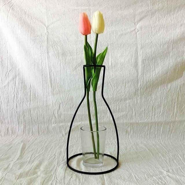 Creative Iron Flower Vase - MaviGadget