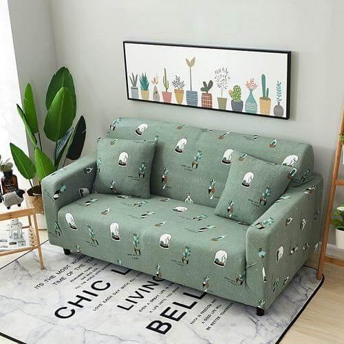Universal Modern Colorful Cute Loveseat Sofa Covers - MaviGadget