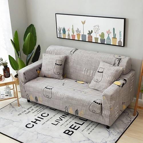 Universal Modern Colorful Cute Loveseat Sofa Covers - MaviGadget