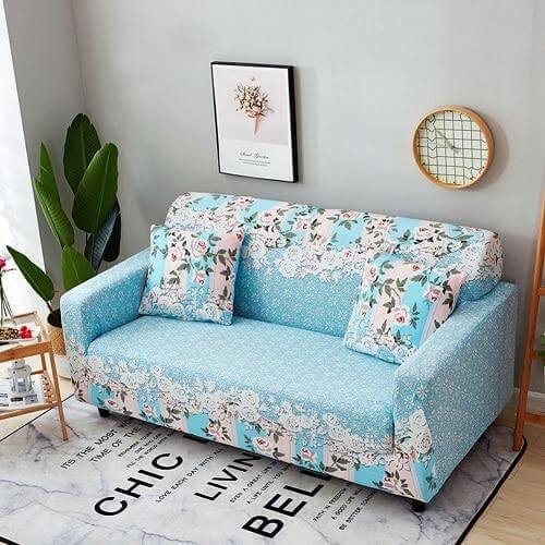 Universal Modern Colorful Cute Loveseat Sofa Covers - MaviGadget