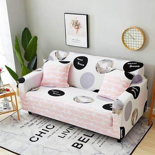 Universal Modern Colorful Cute Loveseat Sofa Covers - MaviGadget