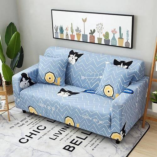 Universal Modern Colorful Cute Loveseat Sofa Covers - MaviGadget
