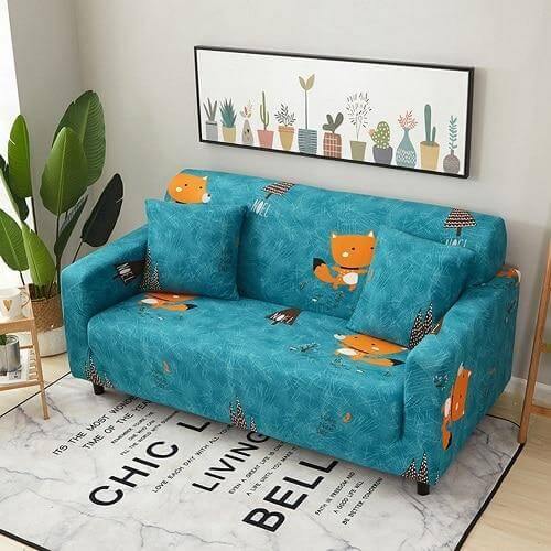 Universal Modern Colorful Cute Loveseat Sofa Covers - MaviGadget