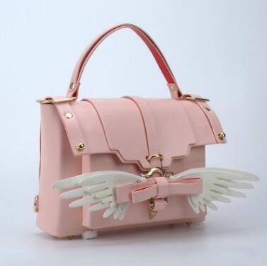 Angel Wing Lock Genuine Leather Women Bag - MaviGadget