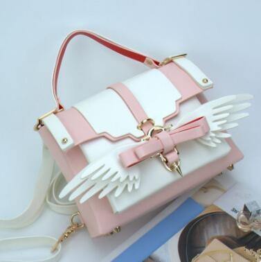 Angel Wing Lock Genuine Leather Women Bag - MaviGadget