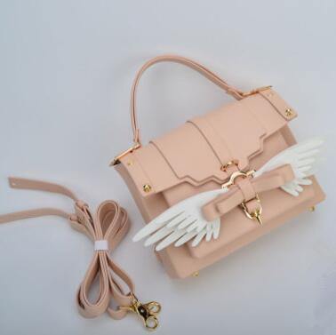Angel Wing Lock Genuine Leather Women Bag - MaviGadget