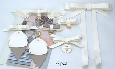 Angel Wing Lock Genuine Leather Women Bag - MaviGadget