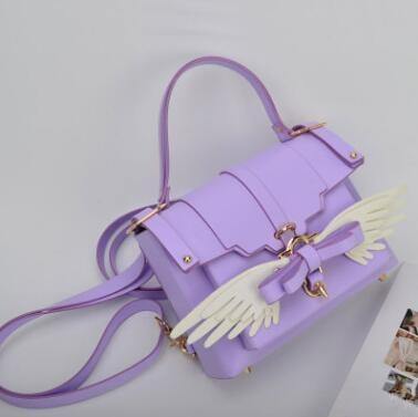 Angel Wing Lock Genuine Leather Women Bag - MaviGadget