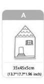 New Combination Cotton Crib Crocodile/House Pillow for Baby - MaviGadget
