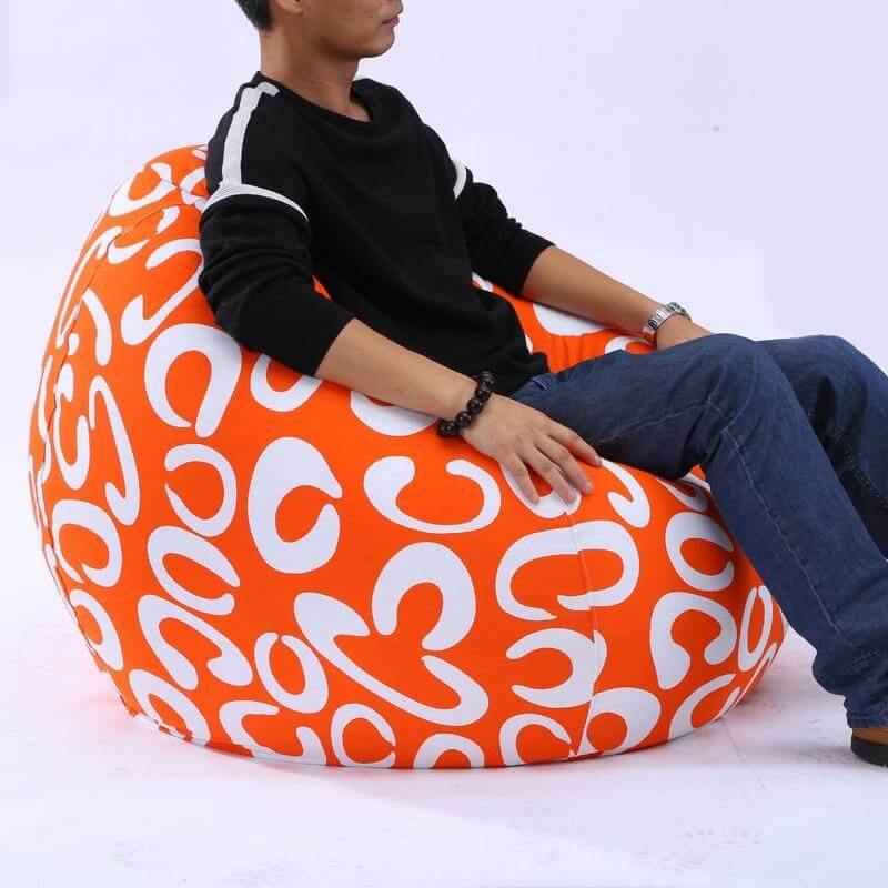 Printed Lounger Sofa Bean Bags - MaviGadget