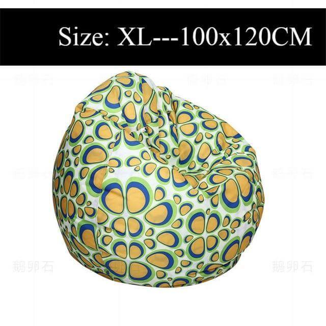 Printed Lounger Sofa Bean Bags - MaviGadget