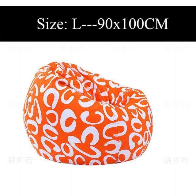 Printed Lounger Sofa Bean Bags - MaviGadget