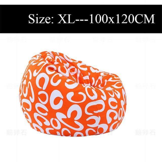 Printed Lounger Sofa Bean Bags - MaviGadget