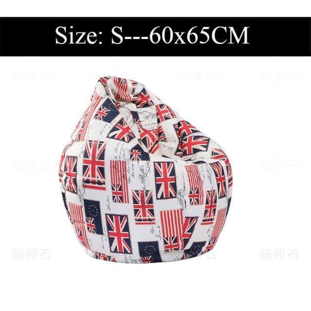 Printed Lounger Sofa Bean Bags - MaviGadget