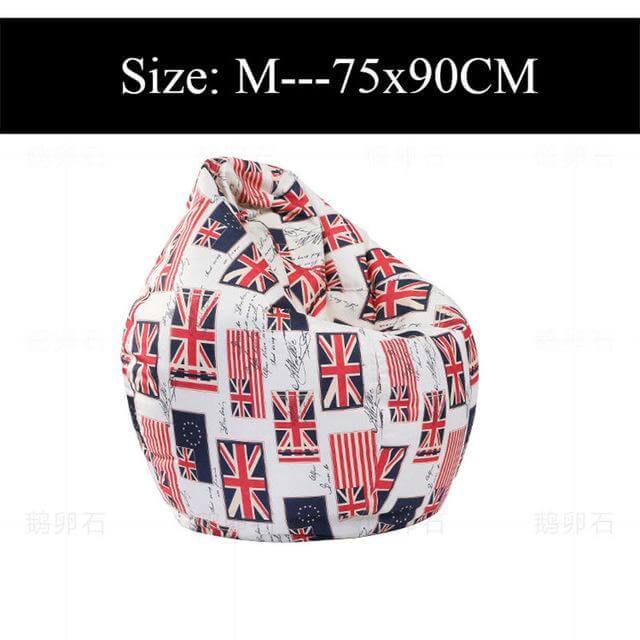 Printed Lounger Sofa Bean Bags - MaviGadget