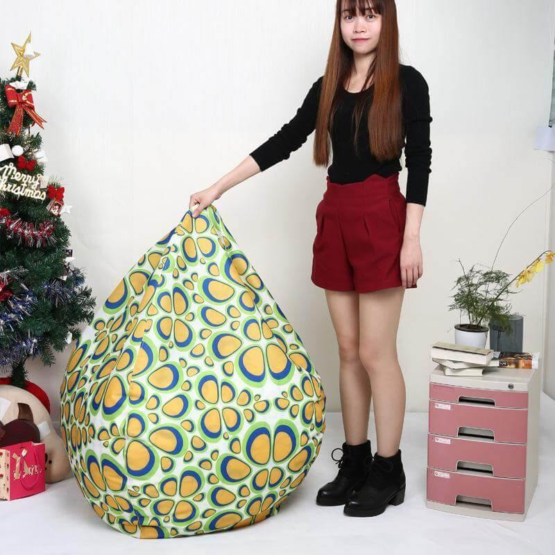 Printed Lounger Sofa Bean Bags - MaviGadget