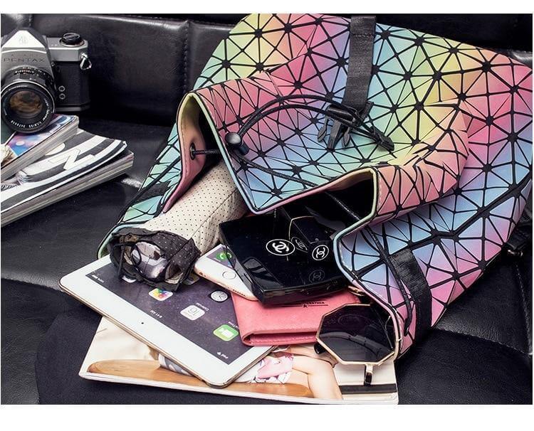 Diamond Lattice Geometric Women Purse - MaviGadget