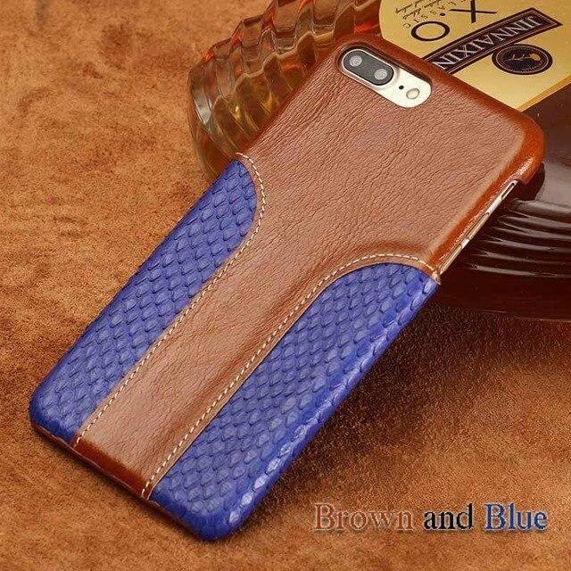 Luxury Snake Skin Leather Iphone Case - MaviGadget