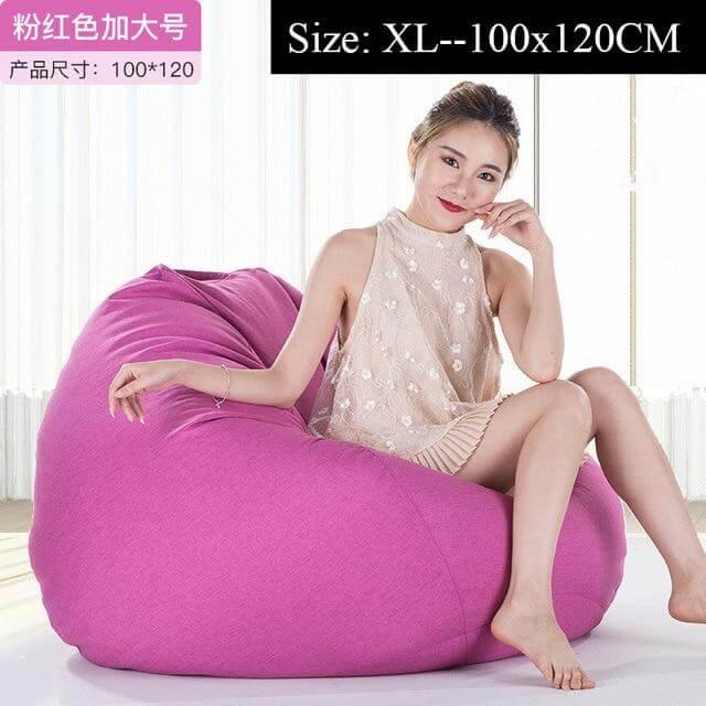 Modern Look Loft Style Pouf One Seat Bean Bag - MaviGadget