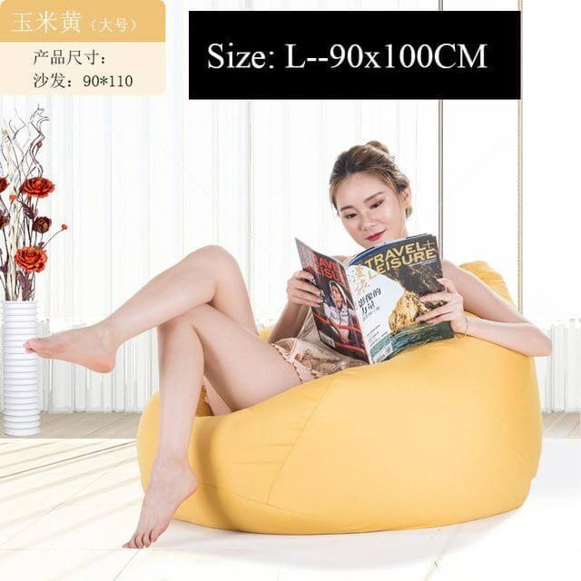 Modern Look Loft Style Pouf One Seat Bean Bag - MaviGadget