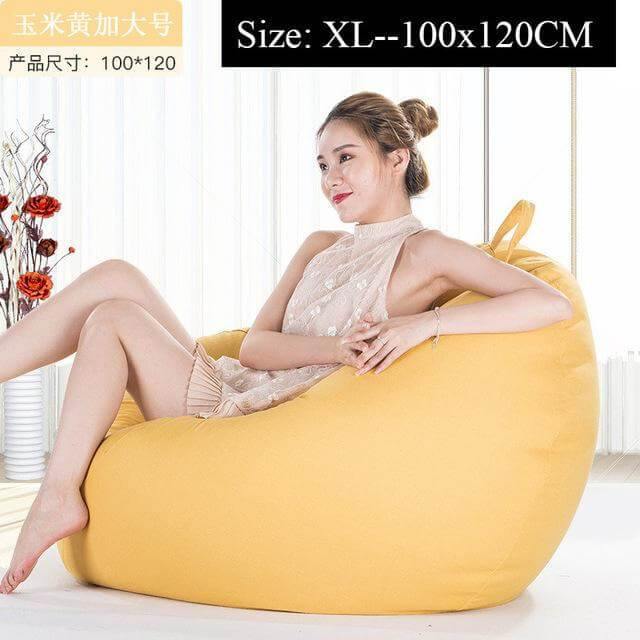 Modern Look Loft Style Pouf One Seat Bean Bag - MaviGadget