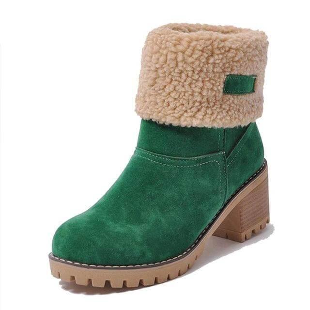 Colorful Warm Slip Women Winter Boots - MaviGadget